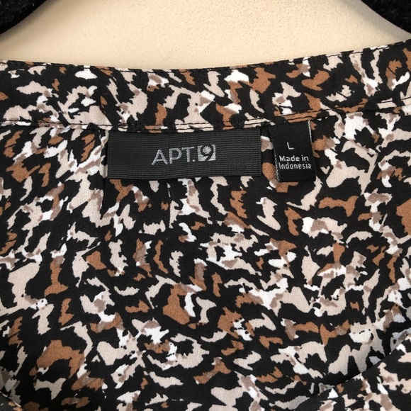 Apt 9 printed sleeveless top - Picture 3 of 4